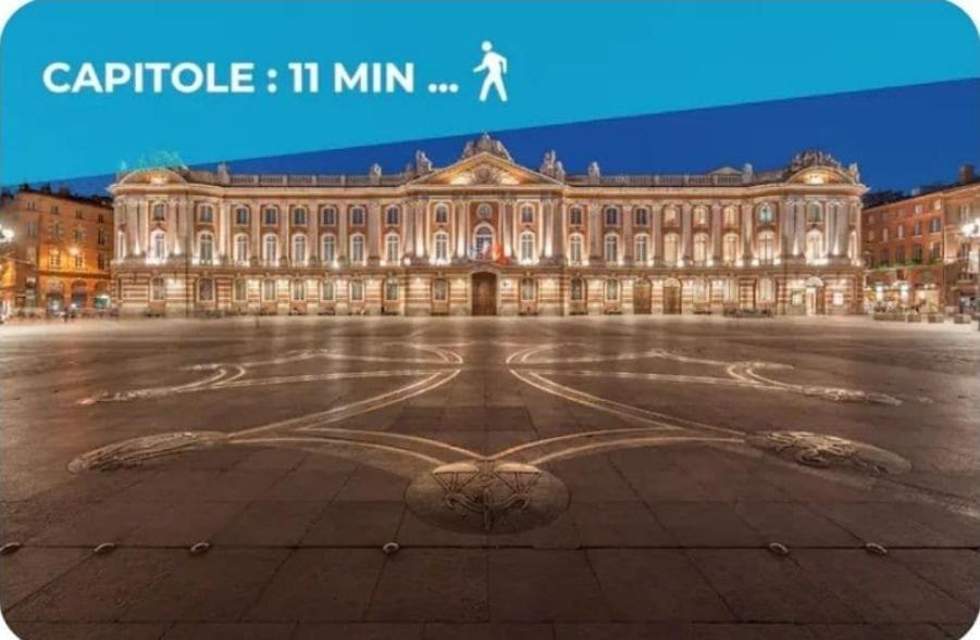 T3 Petit Confort - Proche Commodites - Parking Prive Toulouse Exterior foto